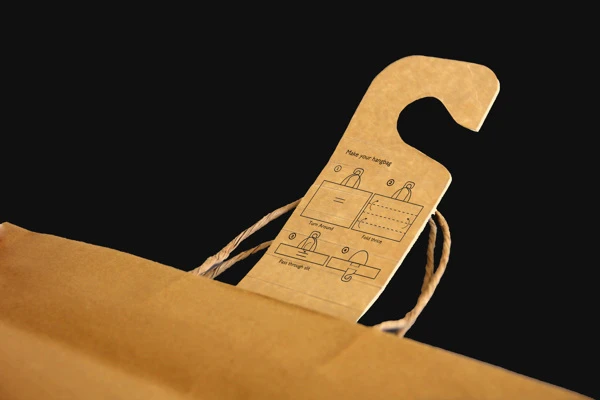 Each Hangbag comes with simple instructions on how to transform it from bag to hanger
