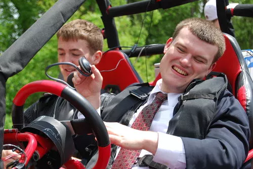 The BDC system initially incorporated audio cues and a vibrating vest