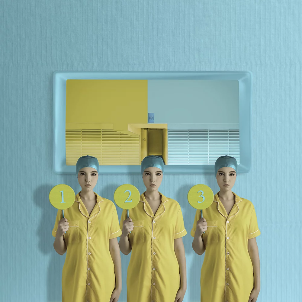 Winner of 1st place in the Professional Conceptual category: Hardi Budi - Water Polo Training Center. A photographic essay inspired by Andy Warhol looking at the daily activities of water polo athletes