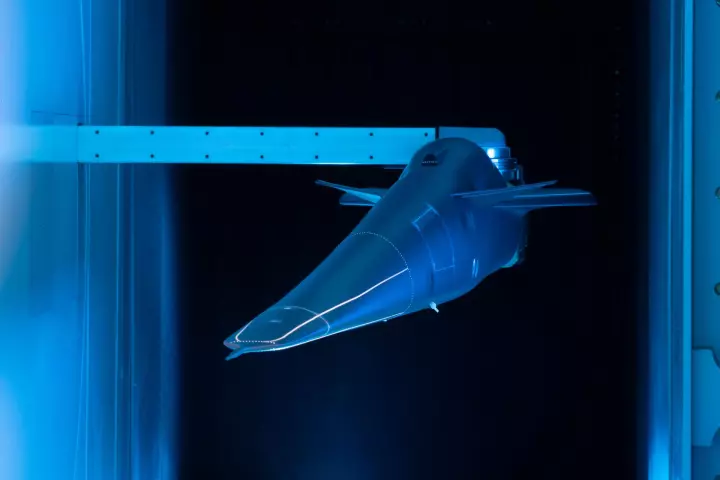 X-59 in wind tunnel tests