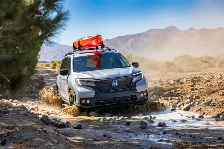 Although not a body-on-frame SUV, the Honda Passport is being emphasized as equivalent to one in capability