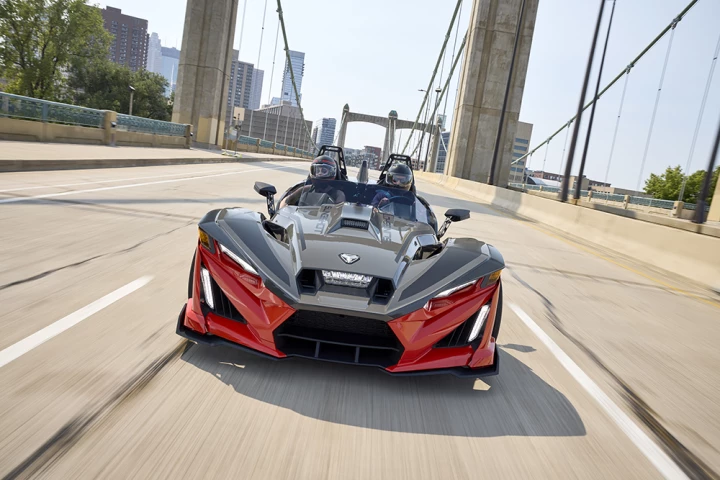 The 2025 Polaris Slingshot R is one of four models getting extensive updates for the new model year