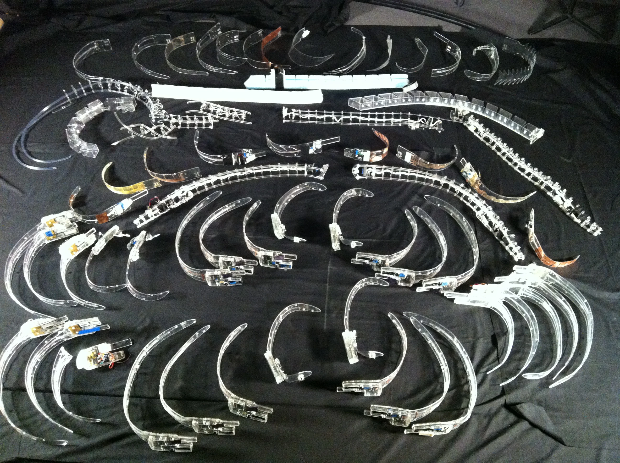 The 30 or so Instrumented Bodies devices developed so far