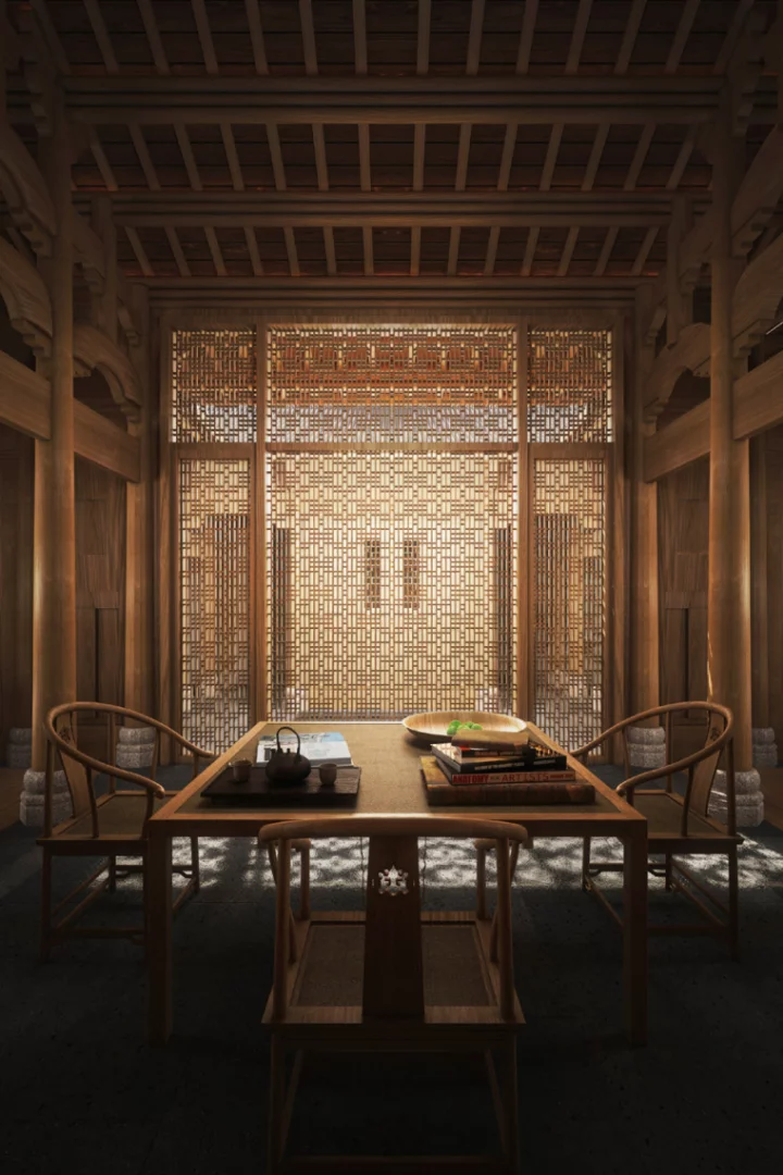 Inside the Amanyangyun hotel in Shanghai, China, by Singapore's Kerry Hill Architects