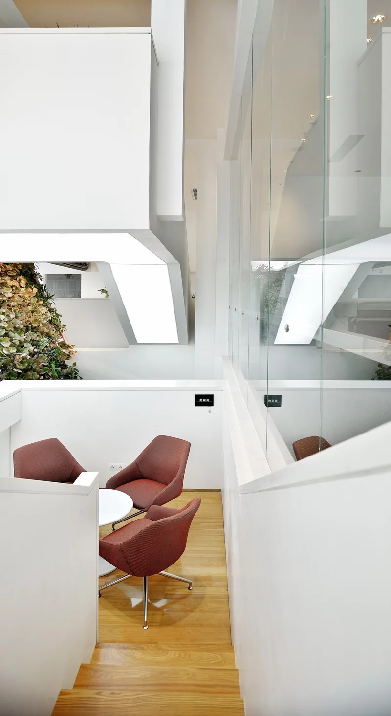 Office workers can swap and change the plants as they choose