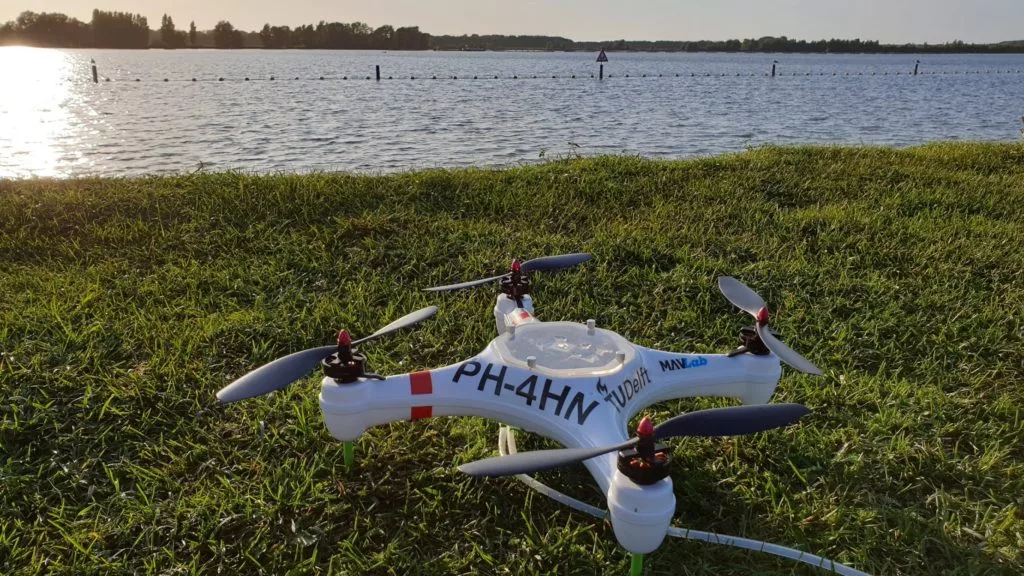 The Pelican drone automatically recharges its battery between flights