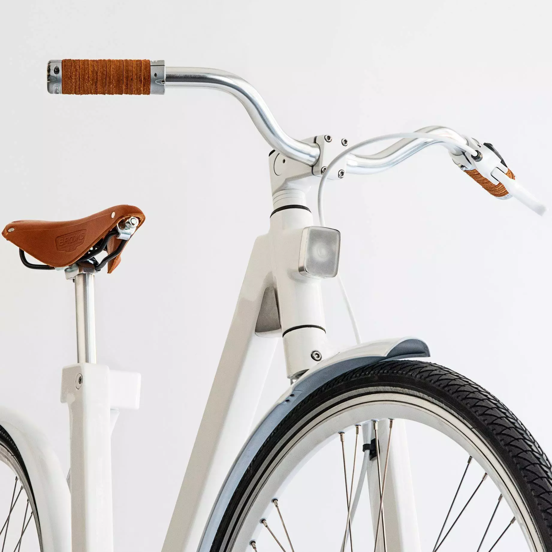 Optional extras for the M Bike include plug-in LED lights