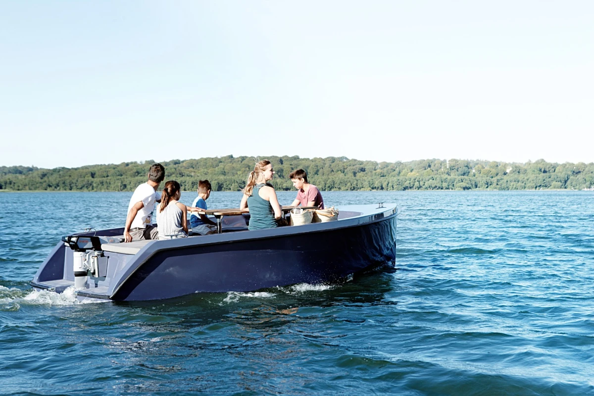 Rand Boats' Picnic can seat up to 10