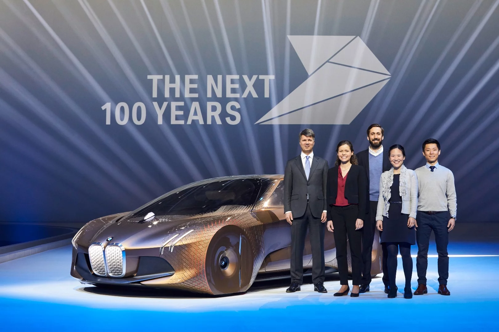 The BMW Vision Next 100 concept design team