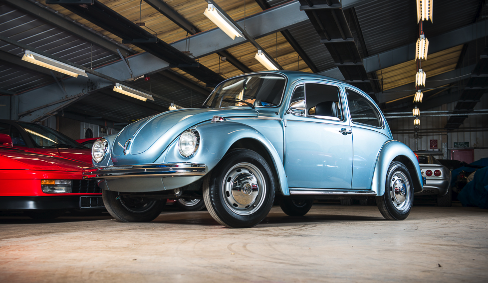 Despite the modest results of Bernie Ecclestone's 1978 Volkswagen Beetle 1200, original unmolested Beetles can be expected to appreciate indefinitely, as this example of a 1974 Volkswagen Beetle showed at auction in Denmark in 2016 when it fetched €38,250 ($42,507). It has just 90 km on the odometer.