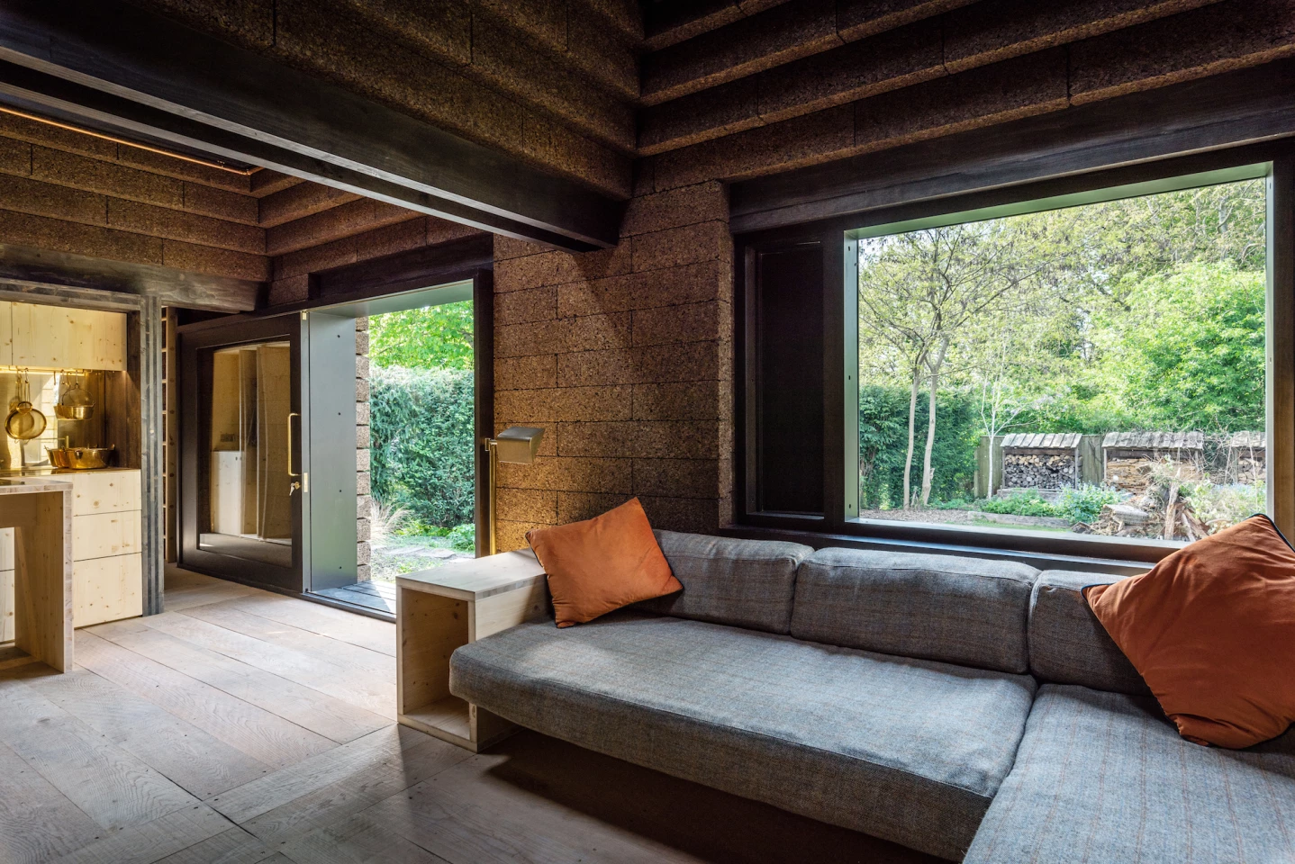 Cork House's interior measures 44 sq m (473 sq ft)
