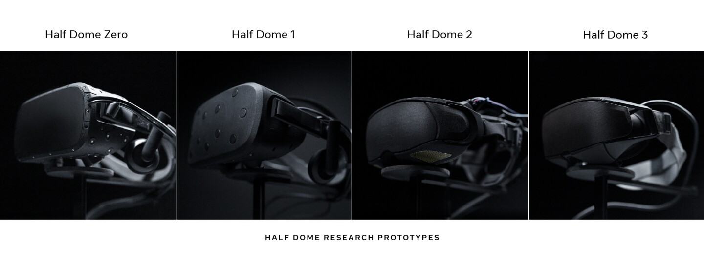 The Half Dome prototypes introduced varifocal imaging