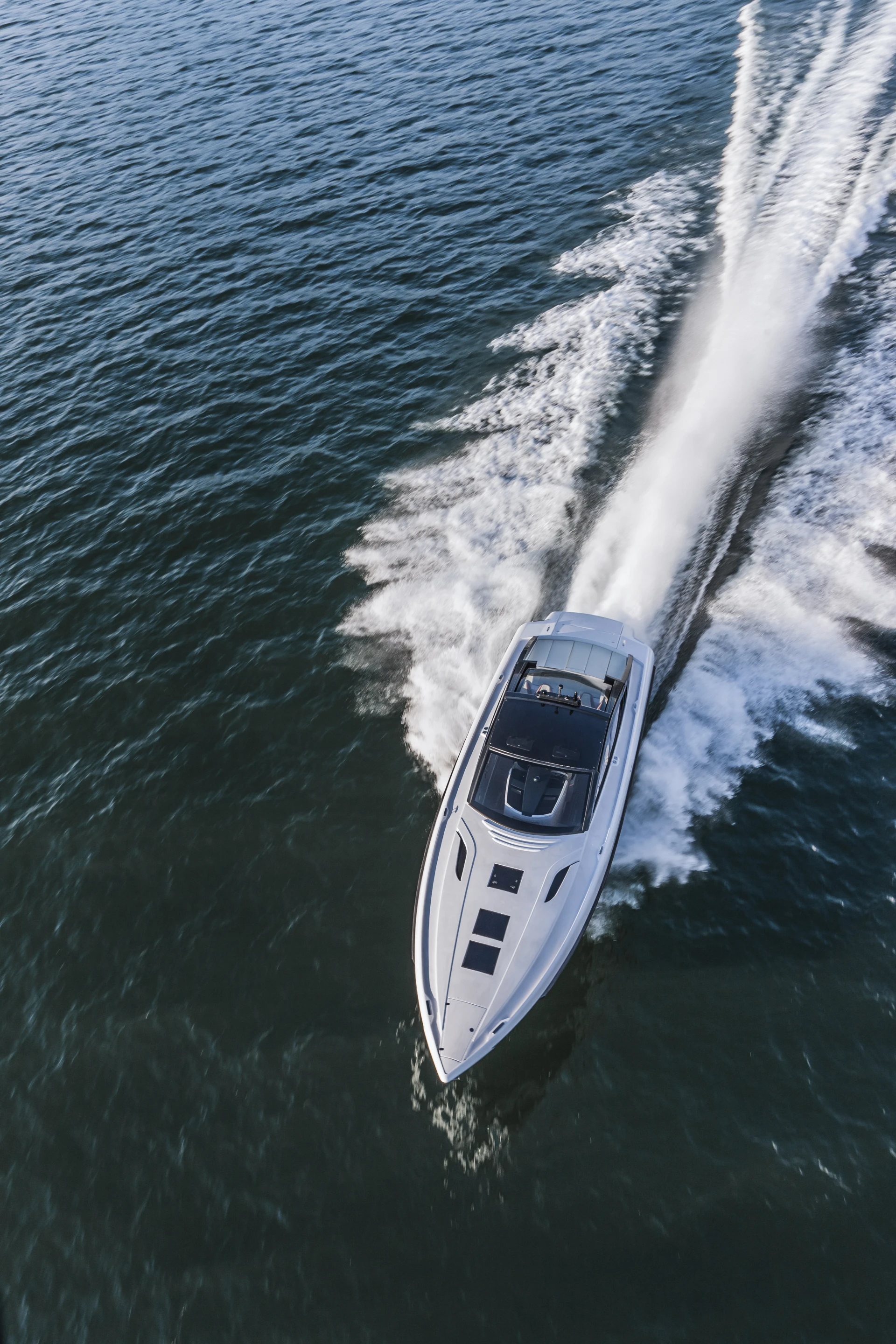 The Revolver 44GT's tops out around 50 knots (58 mph, 93 km/h)