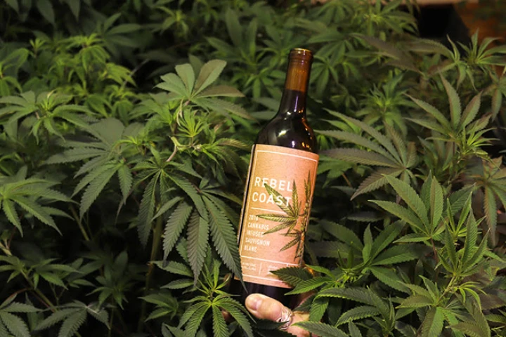 Rebel Coast Winery has produced the world's first alcohol-free, THC-loaded white wine