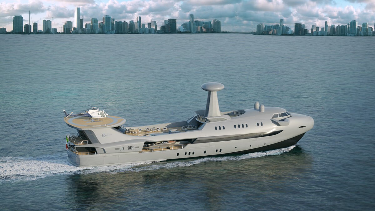 Italian shipyard Codecasa brings aircraft-inspired design down to sea level