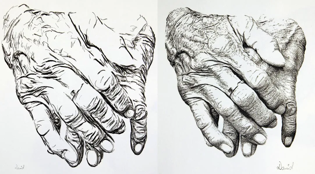 Different styles can be explored using different stroke patterns (stroxels)