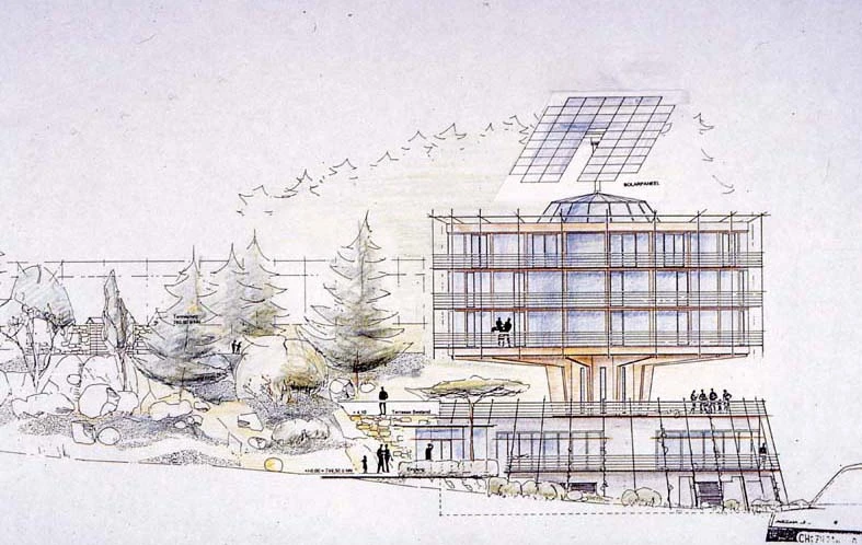 A sketch of the plans for the Heliotrope Hotel