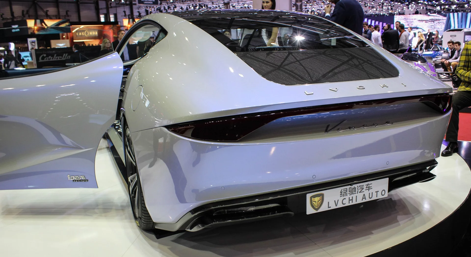 The 992-hp four-motor LVCHI Venere has an estimated 2.5-second 0-62 mph and a 177-mph (285-km/h) top speed