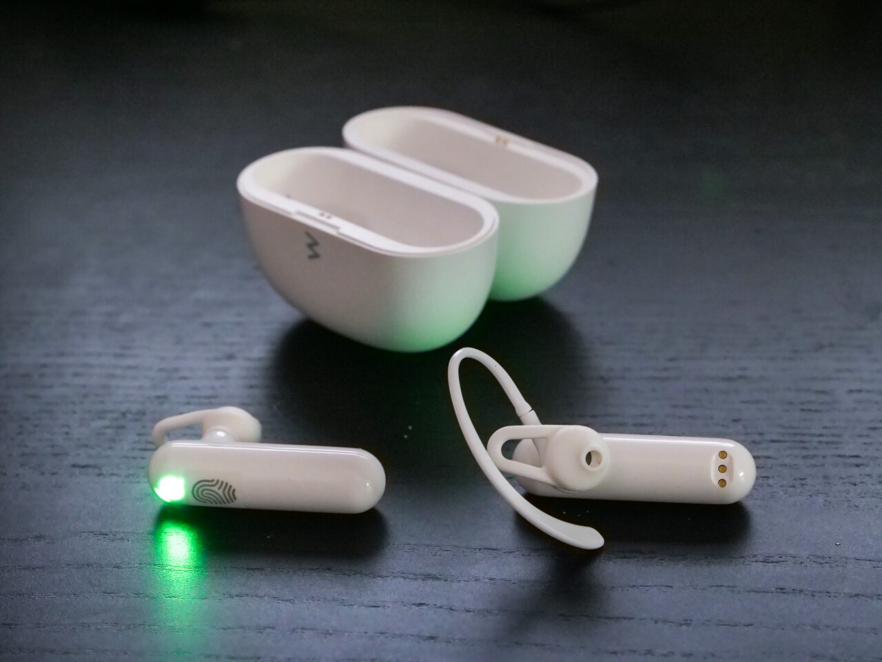 While the earbuds aren't very comfy in your ears, the over-ear loops can at least keep them in there