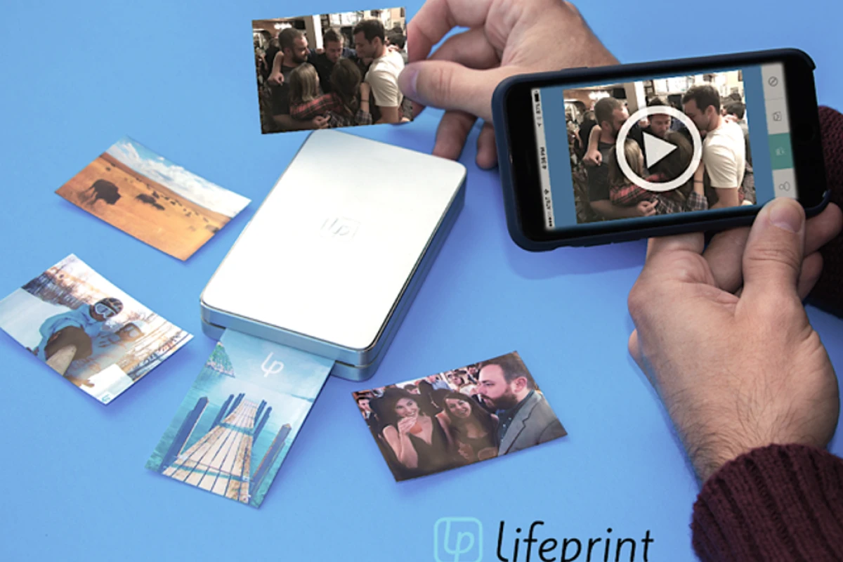 The LifePrint printer and app allows users to create augmented reality photos that can play up to 15 seconds of video with audio