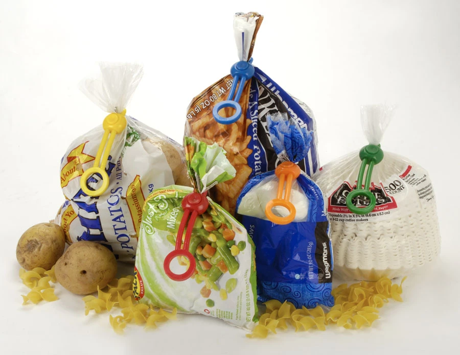 Pull Ties are a new invention that offer a simple method of securely closing plastic bags (Photo: Pull Ties)