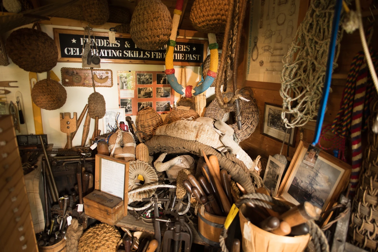 The Museum of Knots & Sailors' Ropework is located in Suffolk