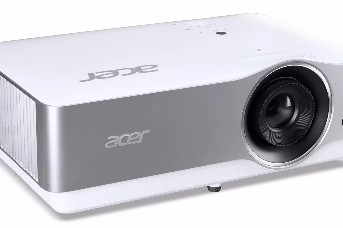 The Acer VL7860 DLP projector is capable of throwing 4K resolution at up to 120 diagonal inches