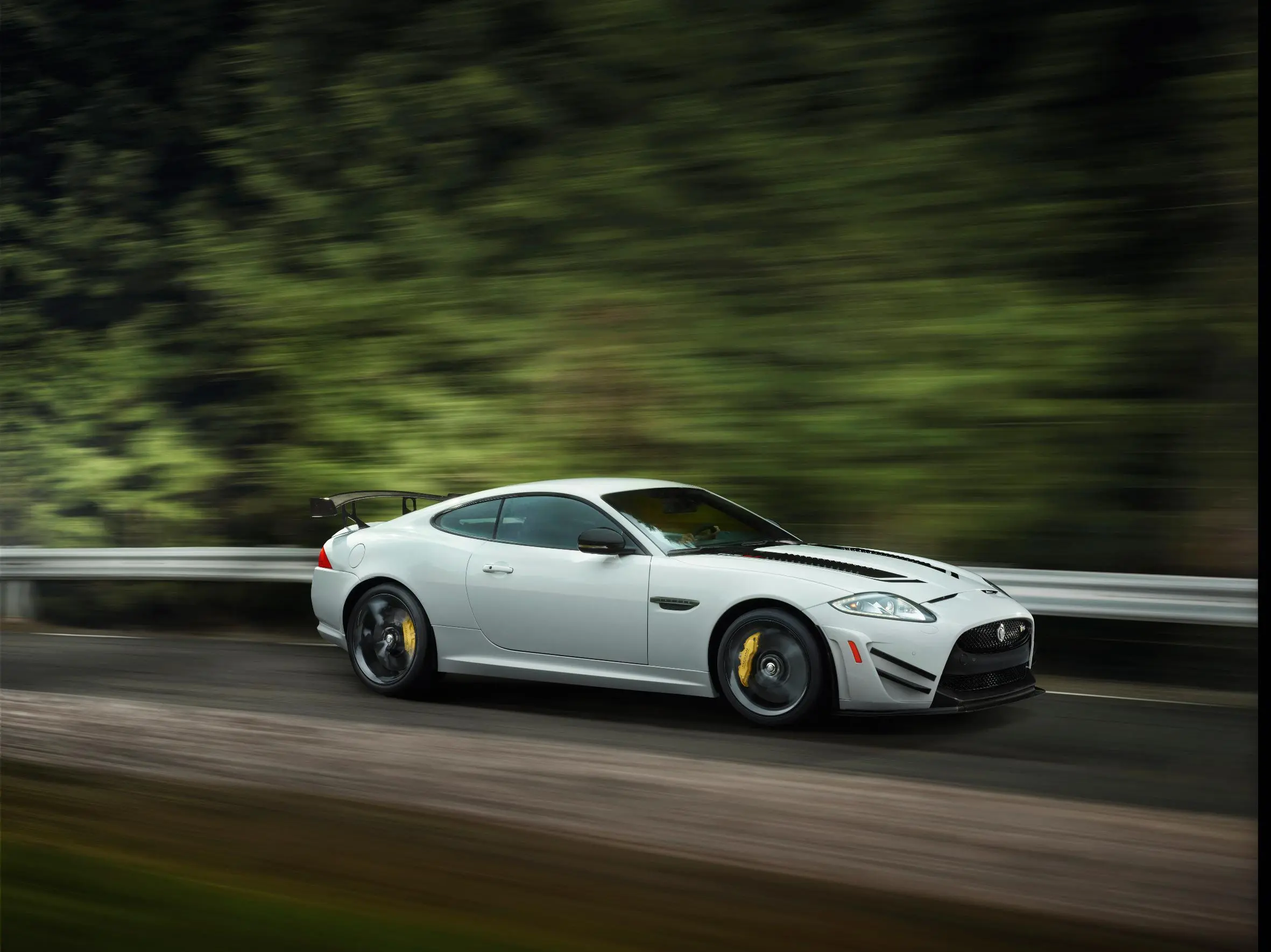 Bringing the car down to track level heights is accomplished via a race-derived twin spring system with adaptive shocks and height-adjustable features.
