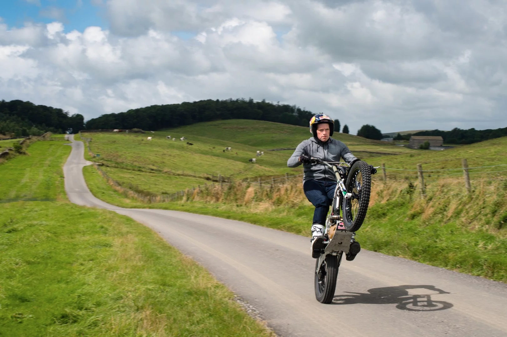 British trials motorcycling superstar Dougie Lampkin is planning to wheelie the entier way around the storied Isle of Man TT course