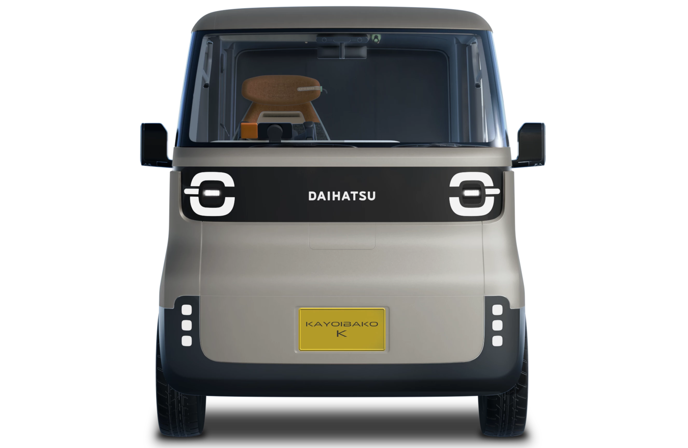 The pint-sized Daihatsu Kayoibako-K concept measures just 3,395 mm long, 1,475 mm wide and 1,885 mm tall