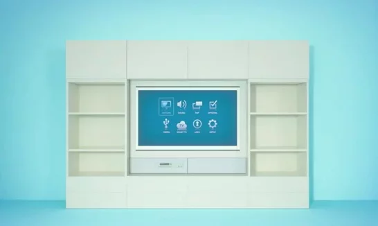 IKEA UPPLEVA all-in-one unit in white