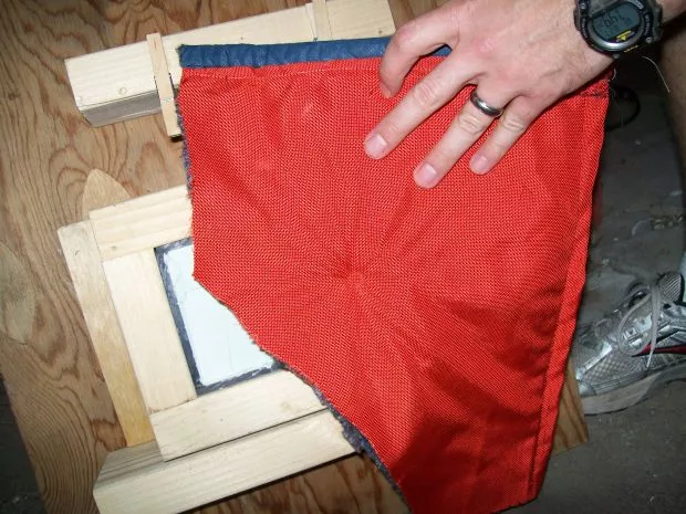 ... but was stopped by the Tornado Shield material