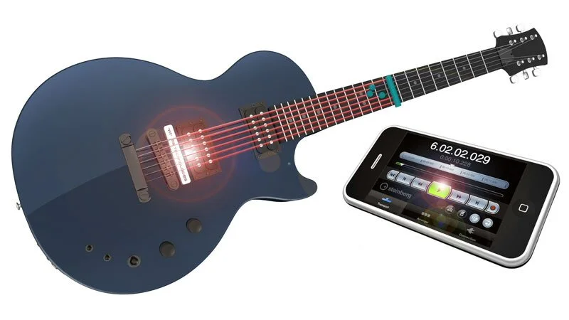 The Laser Pitch Detection Pickup system accurately detects the pitch of a string - even before a player has plucked it