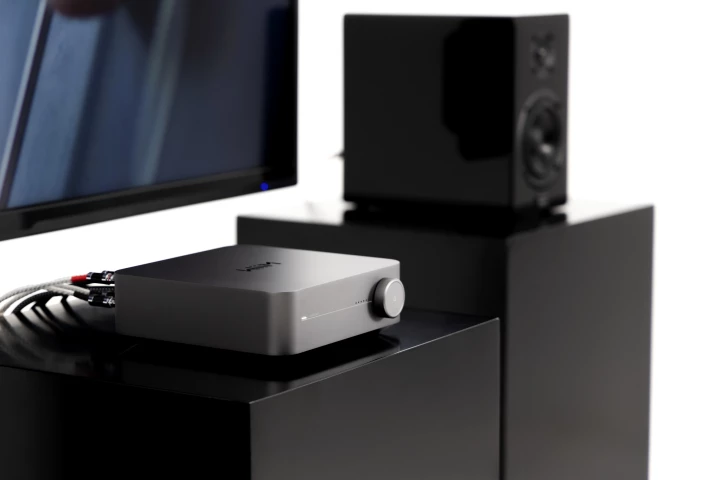Wiim says that its first streaming amplifier has been "crafted for devoted music lovers to deliver the utmost sound fidelity"