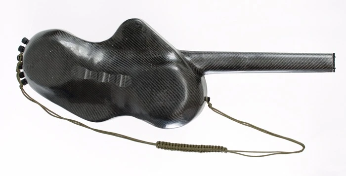 The back and hollow neck are cast as one piece, and there's an integrated daisy chain mount for secure attachment to backpacks