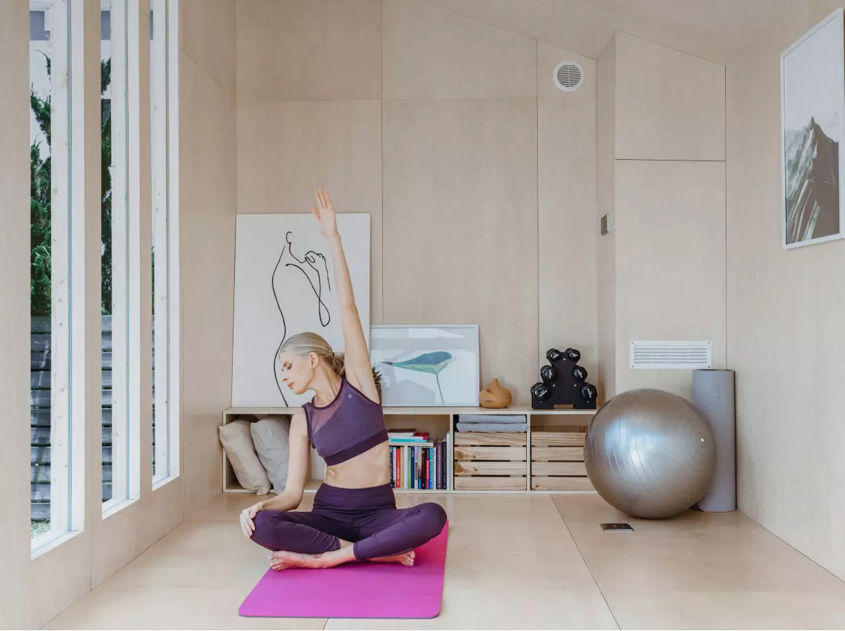 The Pod comes equipped with air conditioning, LED lighting, and handy outlets for all your gadgets, devices, and technology needs