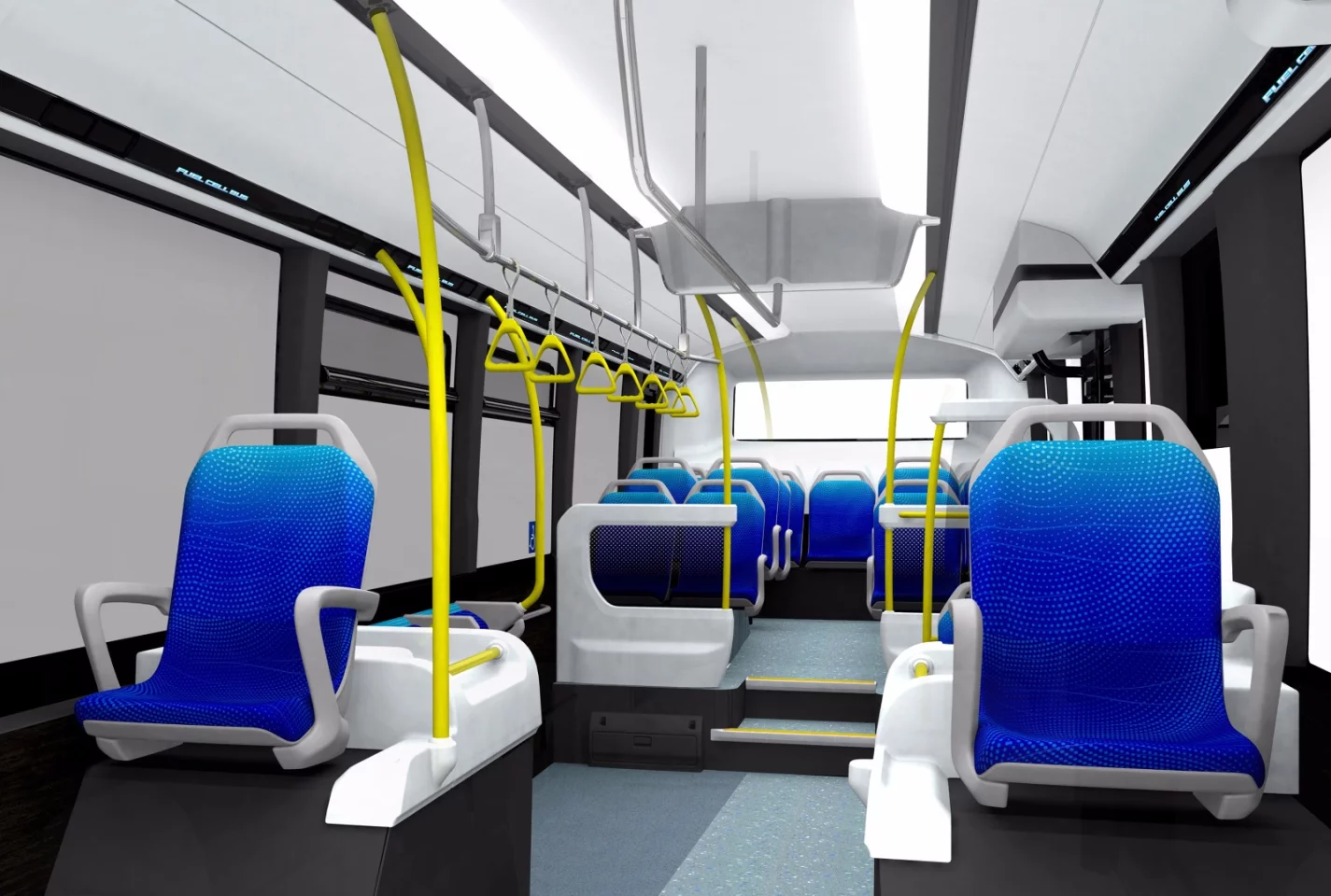 Inside, the Sora is designed to carry up to 79 passengers, with 22 seated, 56 standing, and one driver