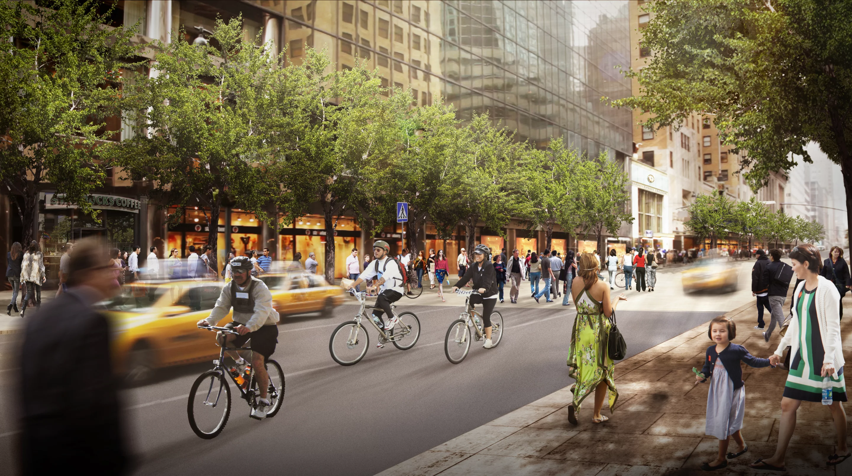 Foster + Partners plan is cyclist and pedestrian friendly (Image: Foster + Partners)