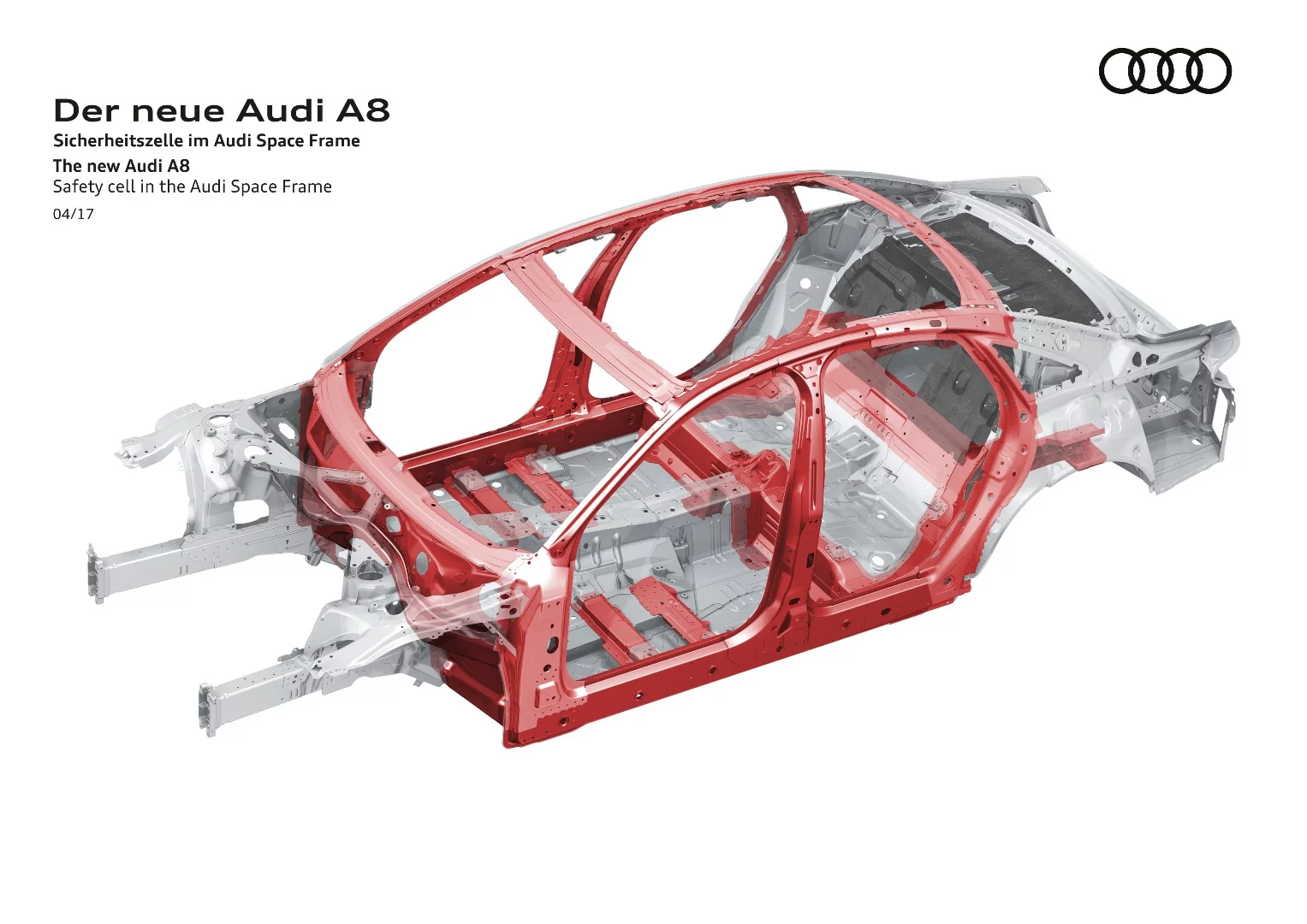 Audi uses a multi-material construction