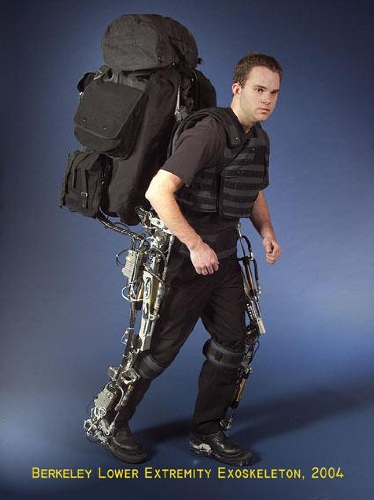 Berkeley exoskeleton to enhance strength and endurance