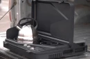 The Overlander looks like a dual-burner camp stove, only with a 1-kWh battery sticking out the back
