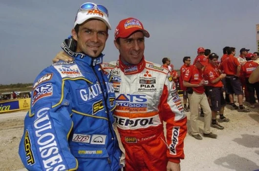The Kamaz team celebrates at the finish. Pic - G. Soldano