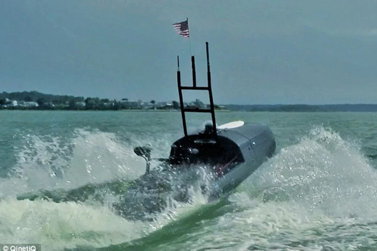 "Blackfish" is a remote controlled US military jet-ski, that can see under water (Image: QinetiQ North America)