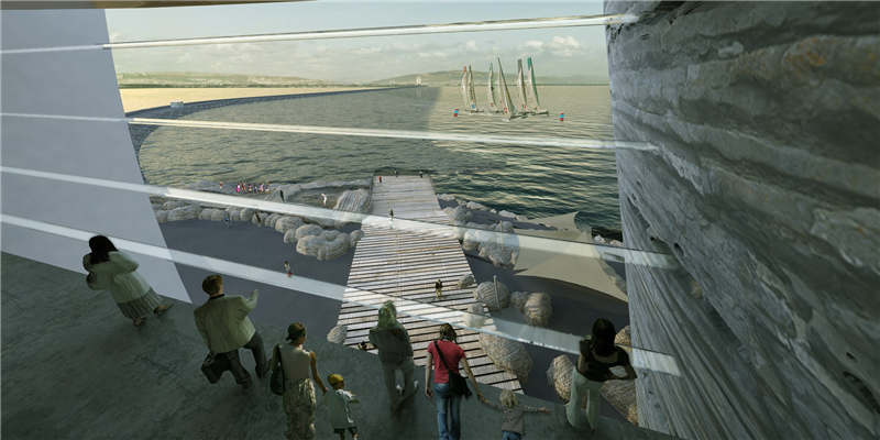 The lagoon would be used for a variety of activities other than energy generation