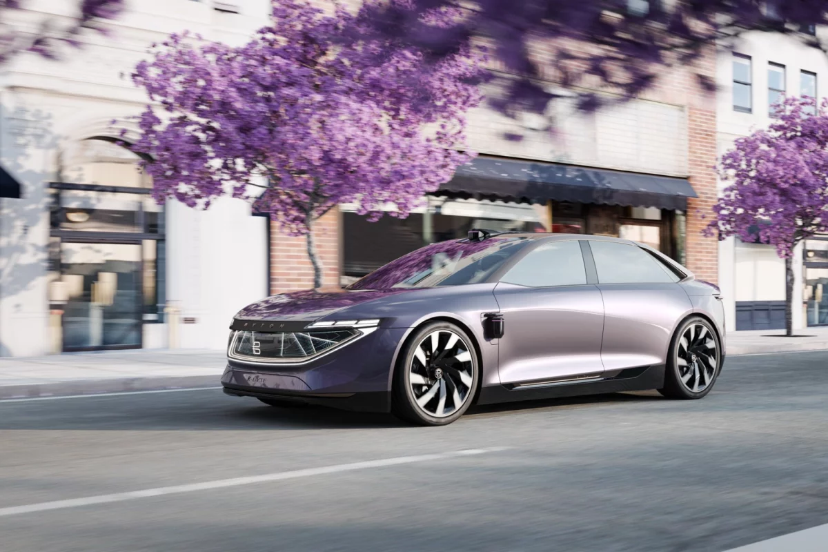 The Byton K-Byte follows on the Byton Concept (now called the M-Byte), shown in January of this year