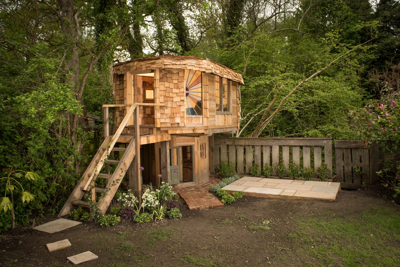 The Mushroom Shed is in the Cabins & Summerhouses category