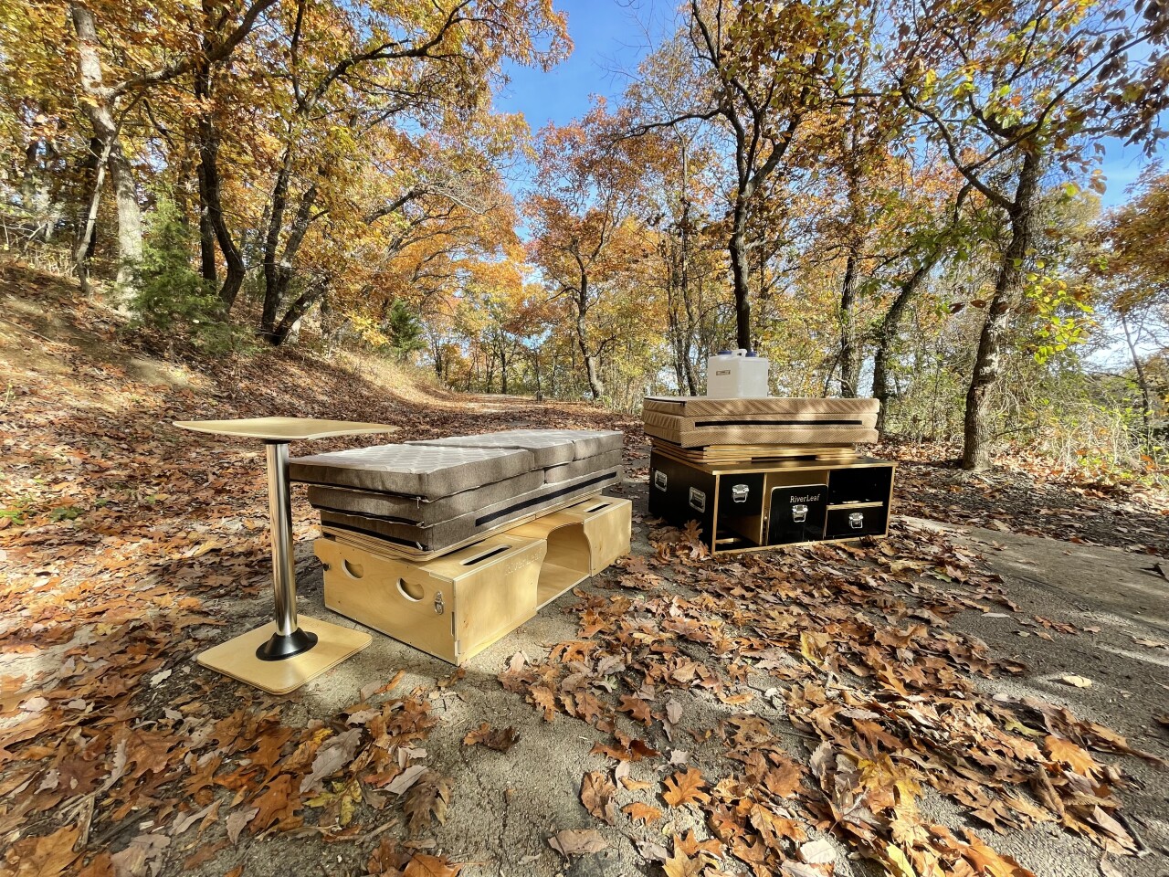 Arches (left front) and Grand Teton kits packed up and ready to make a pair of mini-campers