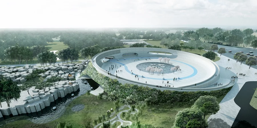 Zootopia is a newly designed zoo that aims to provide the animals with an open habitat without visible barriers between them and the visitors (Image: Big Architects)