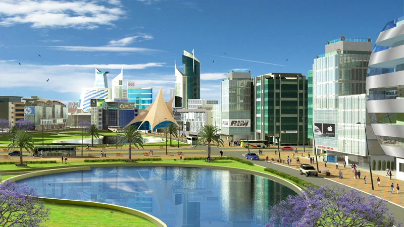 It's claimed the city will offer world class communications infrastructure