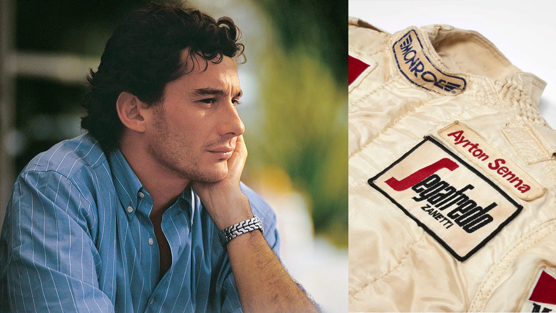 $110,372 | €97,500 | 1984 Toleman F1 Ayrton Senna F1 Race Suit | Auction Description: Artcurial